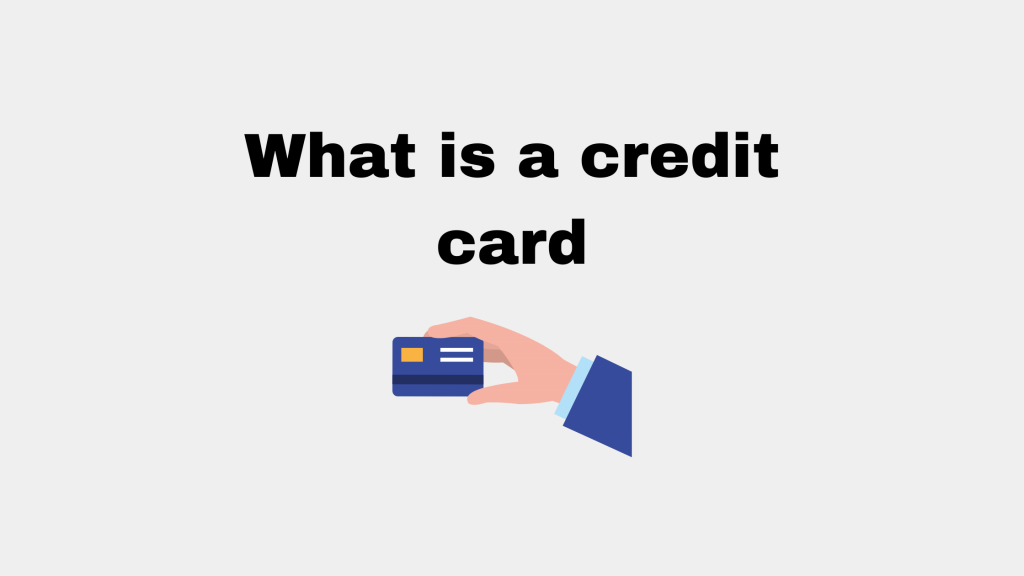 what is credit cards